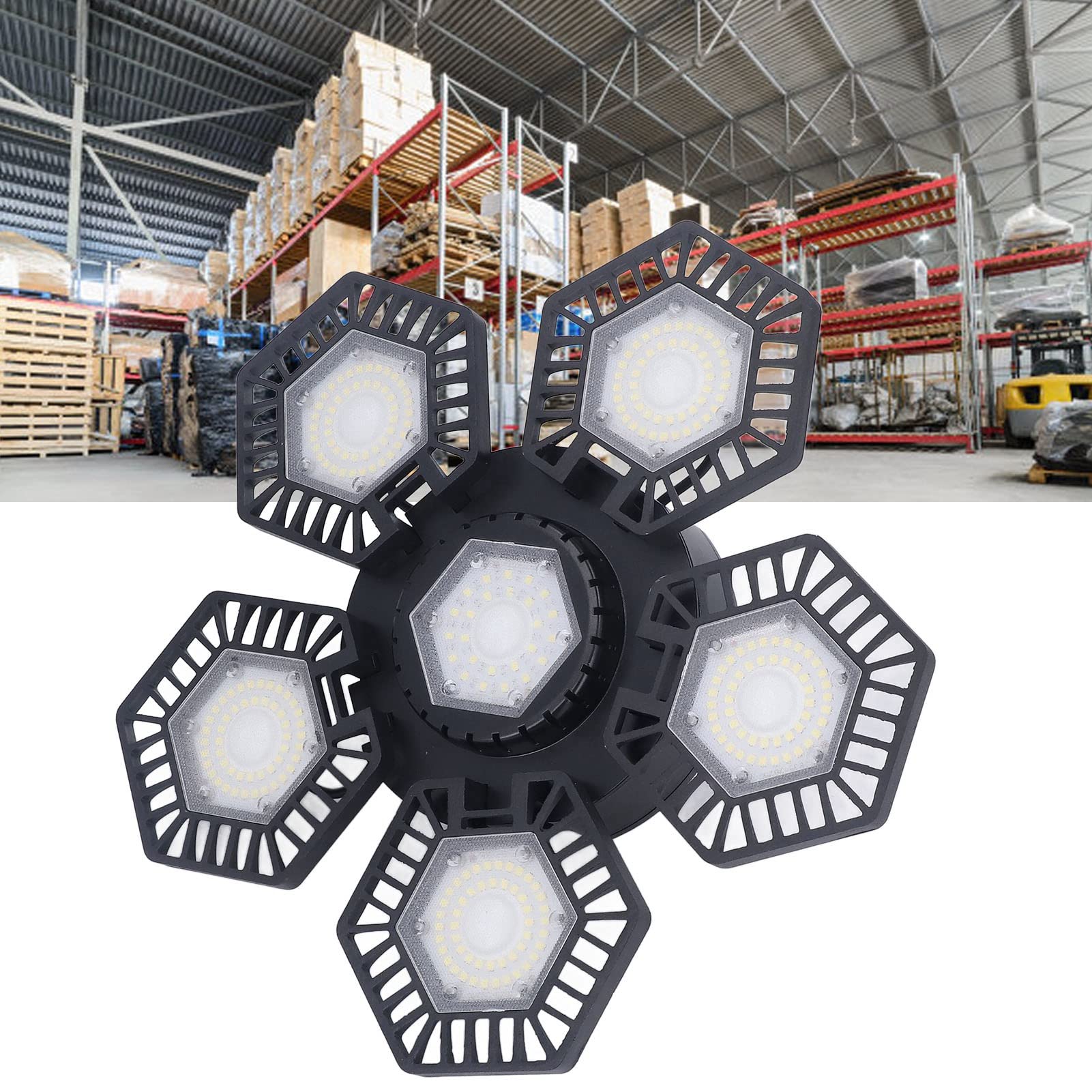 ViaGasaFamido Sufitowa LED do Garażu, Warsztatowe Oświetlenie 120W, 5