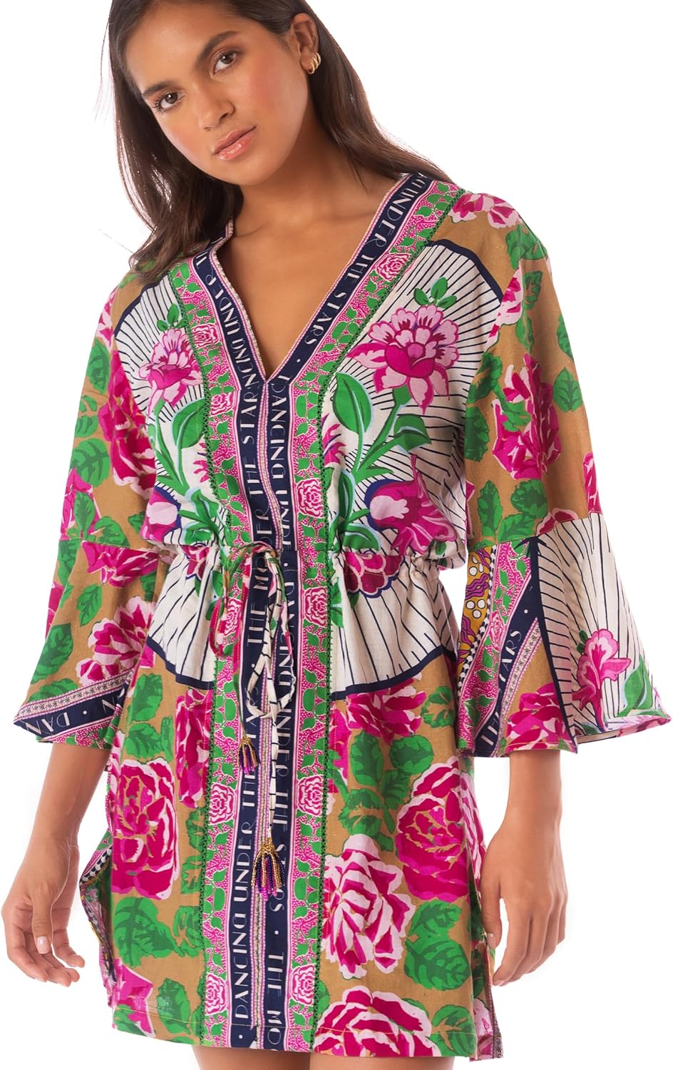 Maaji womens Cerice Bouquet Enjoyable Kaftan - Image 6