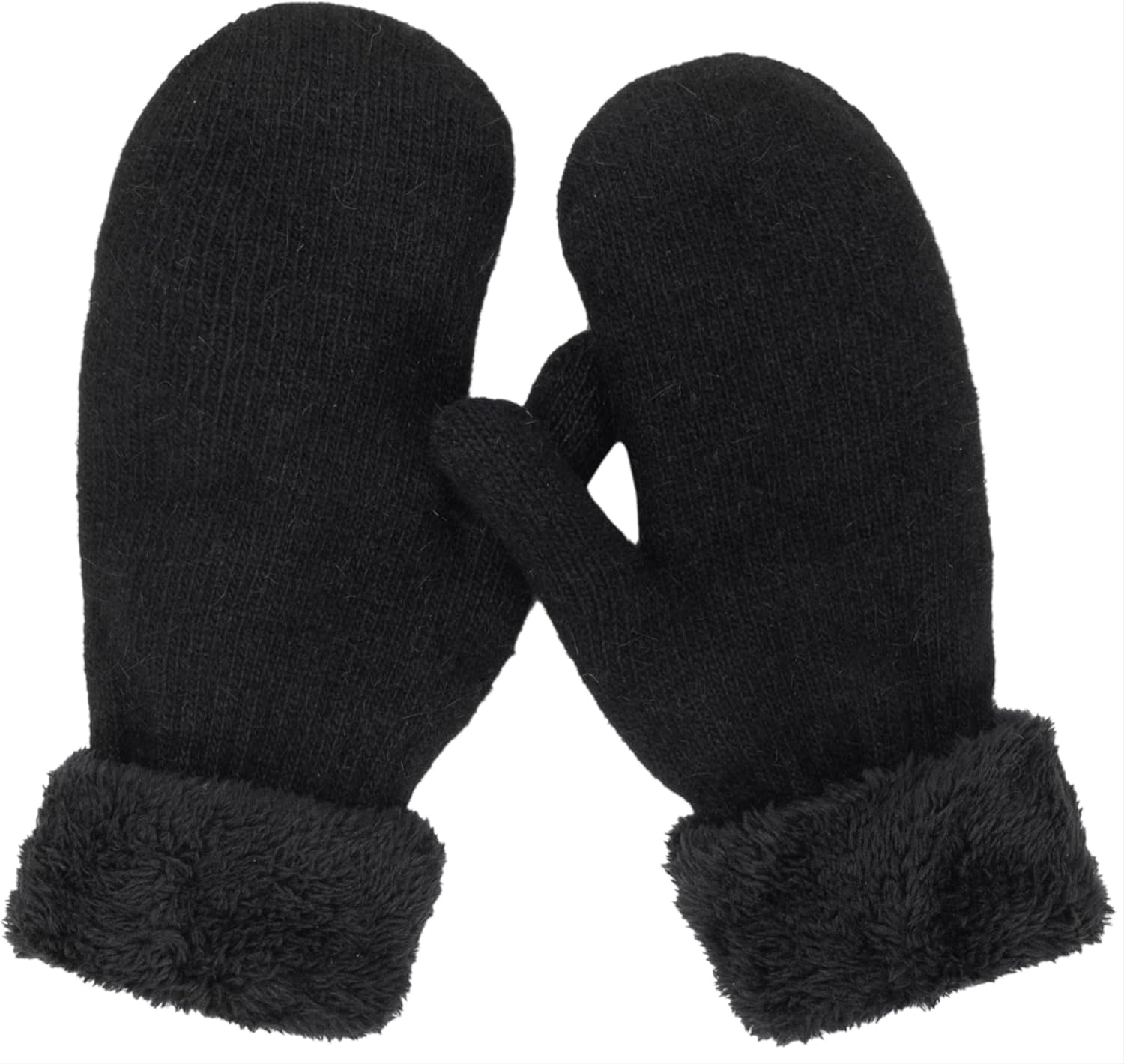 Winter Warm Mittens for Women Men-Soft Lining Cozy Stretchy Knit Mittens Double Layer Thick Outdoor Knitted Gloves - Image 7