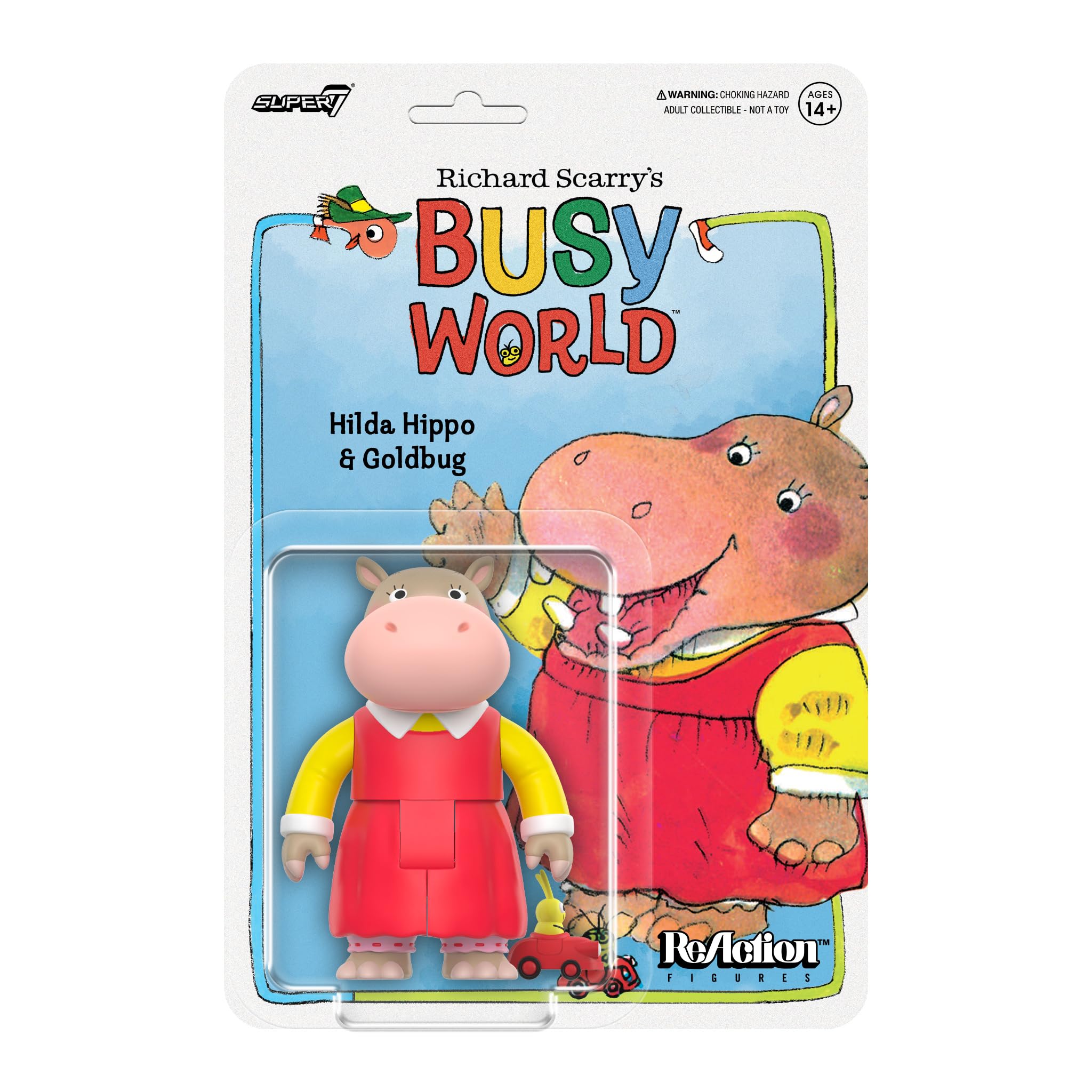 Amazon.com: Super7 Richard Scarry Hilda Hippo and Goldbug