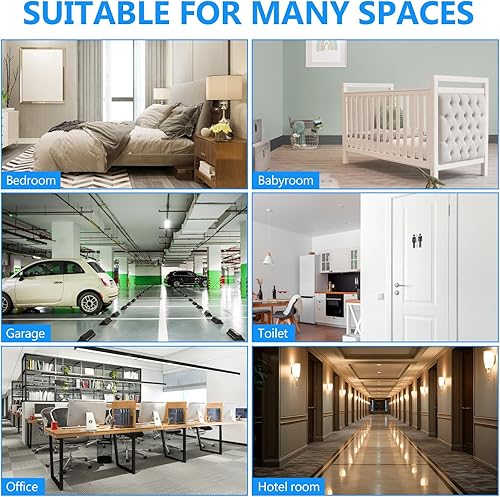 Miniatura 7 de Cerradura de puerta de huellas dactilares, perilla de puerta inteligente, entrada 3 en 1 (huella dactilaraplicaciónllave) para seguridad del hogar,