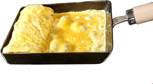 Miniatura 9 de River Light - Sartén para huevos de hierro, Extreme Japan, grande, compatible con inducción, fabricada en Japón