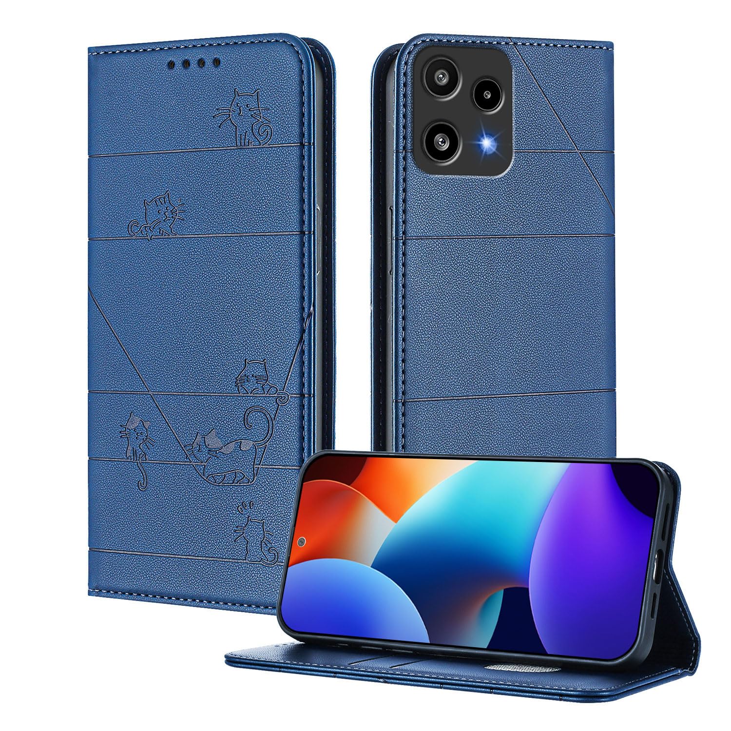 Custodia in TPU spazzolato per Nothing Phone (3a) Pro - Fibra di Carbonio
