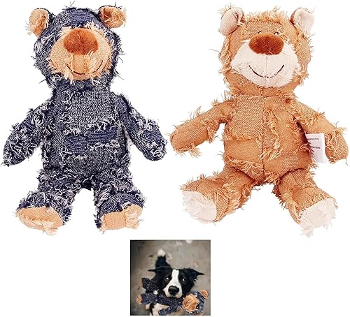 Miniatura 7 de Oso robusto indestructible 2023, tamaño grande, juguetes para perros, compañero de perro para masticadores pesados, juguetes chirriantes duraderos