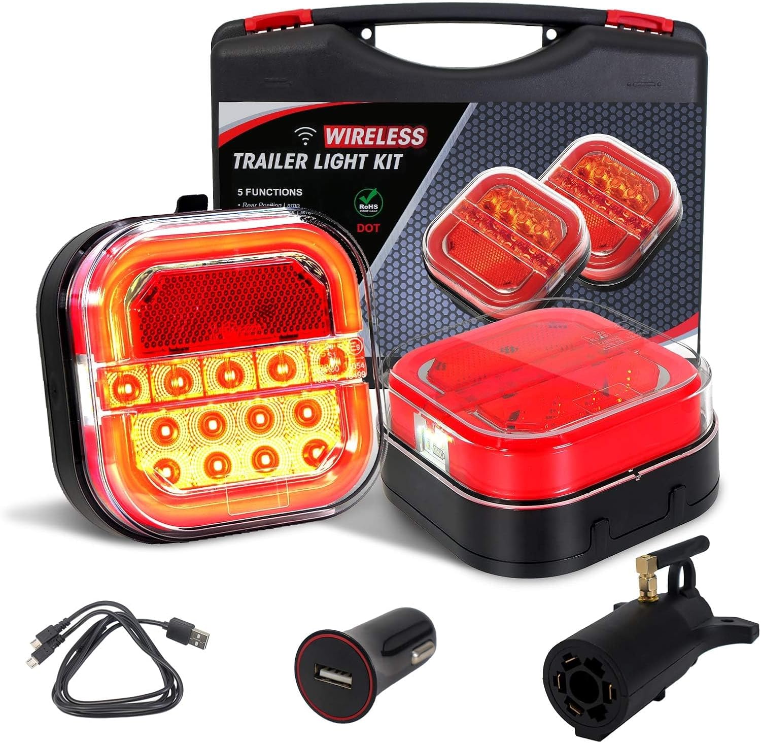 NeaLia Wireless Trailer Lights & 7 Pin Trailer Plug Tester