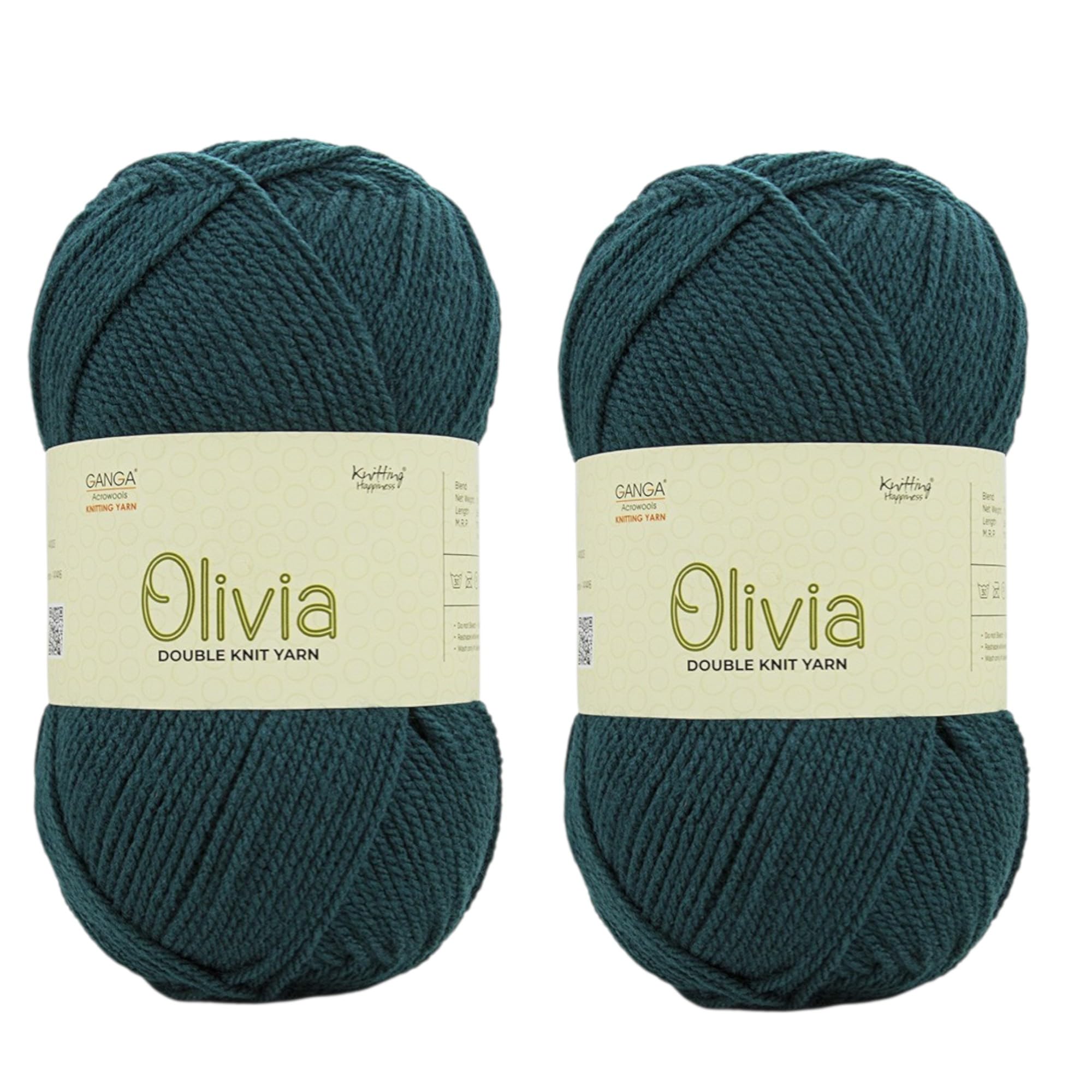 Ganga Acrowools Olivia Yarn - Maroon (2 Balls) -15 Ganga Acrowools Olivia Yarn - Maroon (2 Balls) -15