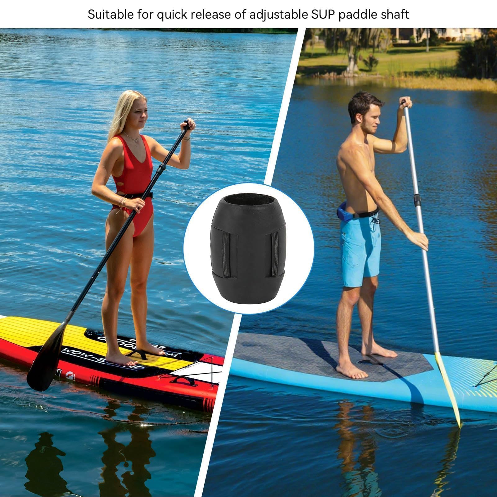 Agatige Morsetto Regolabile Pagaia SUP, Fibbia Bloccaggio Tavola Surf PVC Ricambio