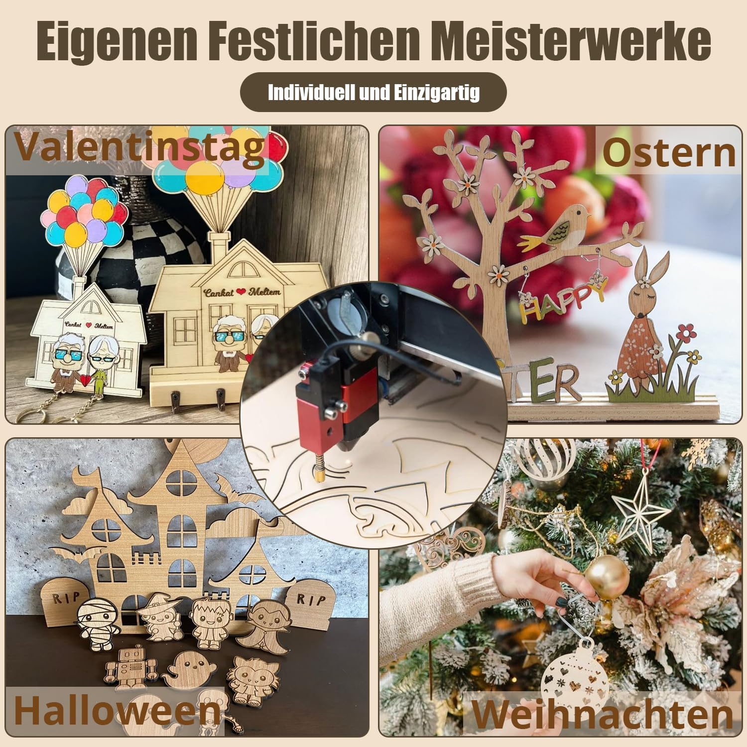 20 Stück A3 Sperrholzplatte 3mm | Linde Sperrholz für Modellbau, Laserschnitt, Gravur, Holzplatten zum Basteln, Laser Holz für DIY (20, A3(420 * 297 * 3mm))