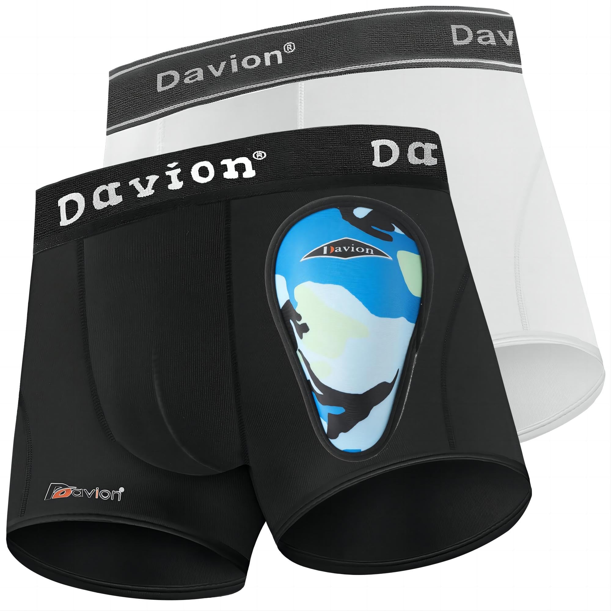 Davion Baseball Cup Youth Boys Underwear with Protective Athletic Cup for Boys Soft Sports Protection for Baseball Football