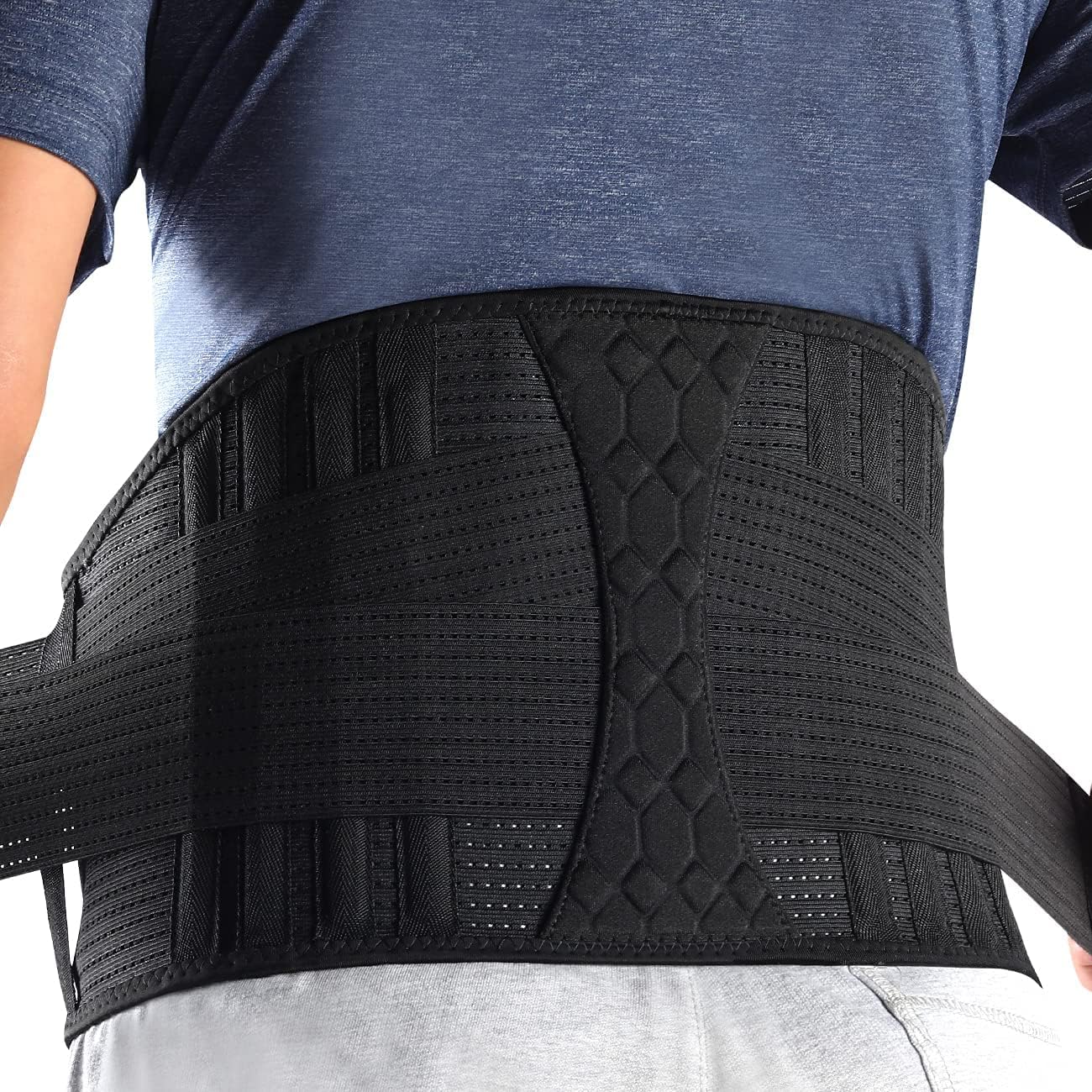 Lumbar Support Belt Lower Back Brace for Lifting, Herniated Disc