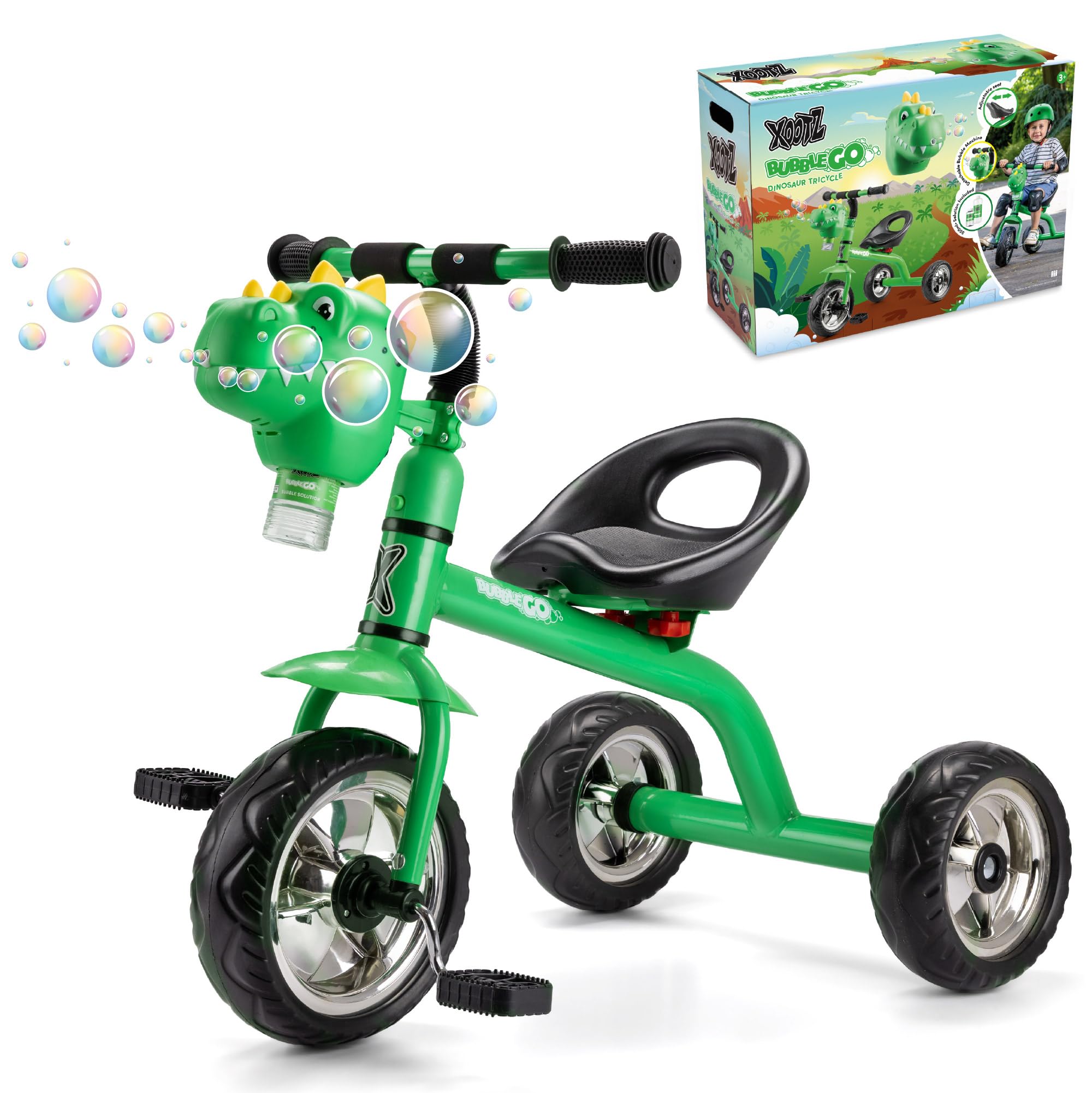 Xootz Bubble Go Dinosaur Trike