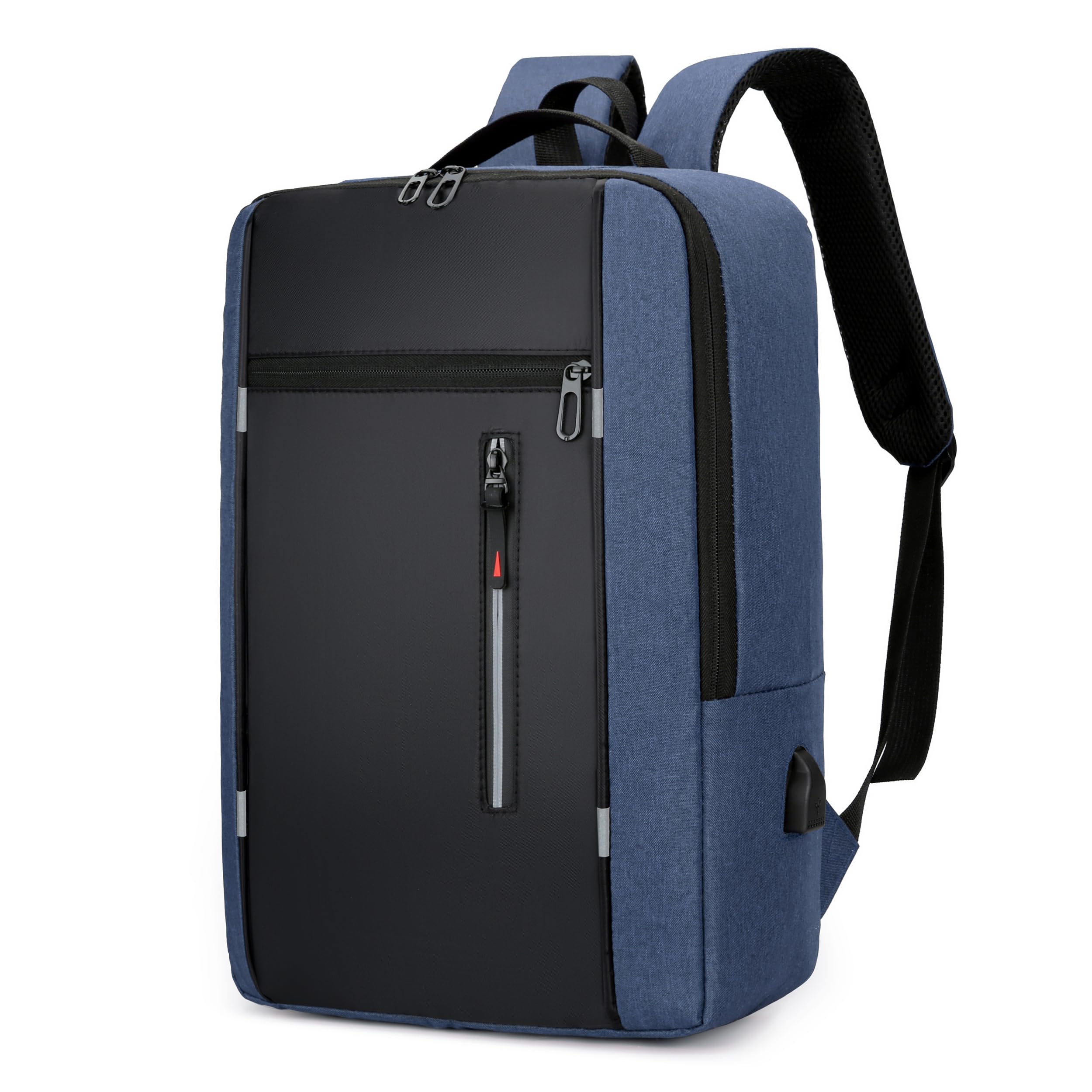 Mountain Land Travel Laptop Backpack for Men & Women Casual Laptop Backpack Water Resistant Durable with USB Charging Port Fits 15.6 Inch Laptop Notebook for Business Working Traveling