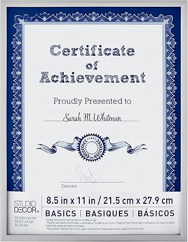 Marco multiusos plateado, Basics By Studio Décor