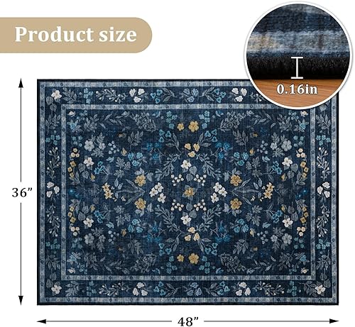 Miniatura 7 de chakme Tapete para suelo de madera dura con respaldo antideslizante para usar con escritorios de computadorasillas deslizantes de oficina, lavable a