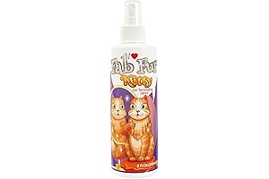 Fab Fur Kitty Cat Detangler Spray for Tamed, Tangle-Free Kitty Cats