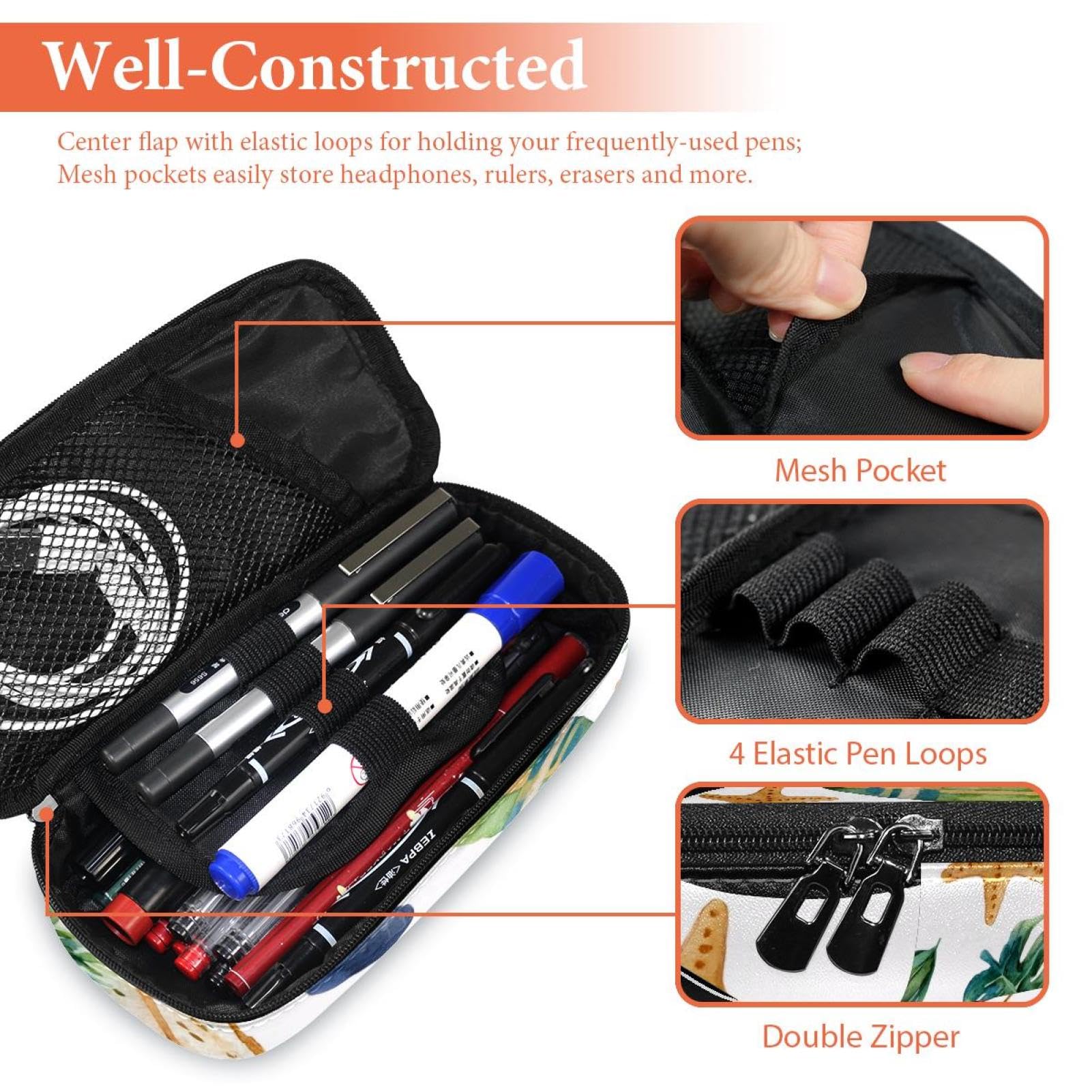 Set di zaino per la scuola con borsa per il pranzo e astuccio, set da 3 pezzi, zaino da viaggio, zaino casual per adolescenti, ragazze, ragazzi, primaria, junior, mezza estate, vacanze