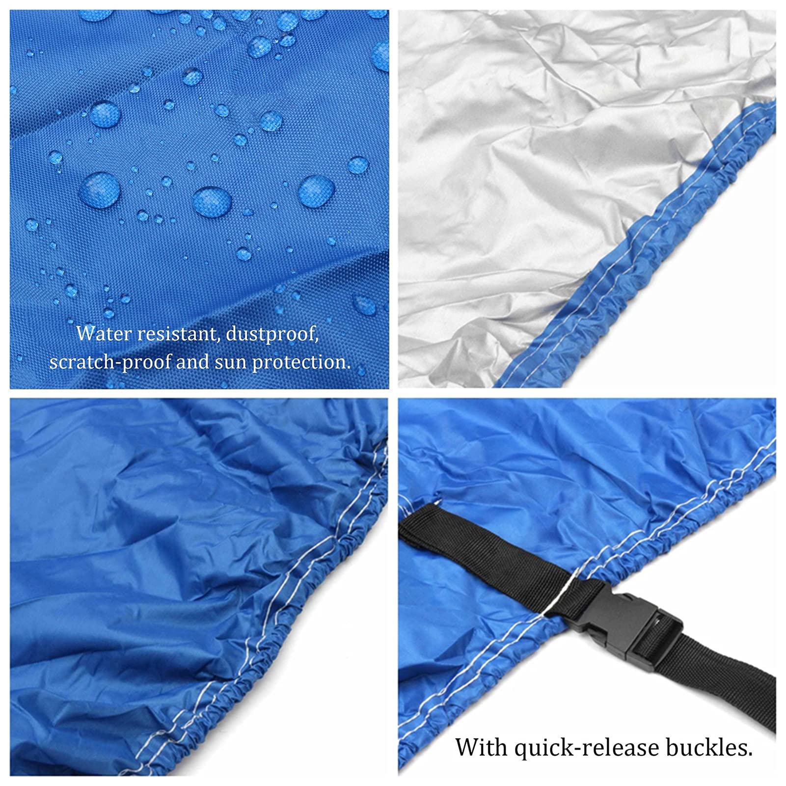 NEWFUN Bootsplane 530x290cm - Wasserdichte Abdeckplane Für 14-16FT Boote