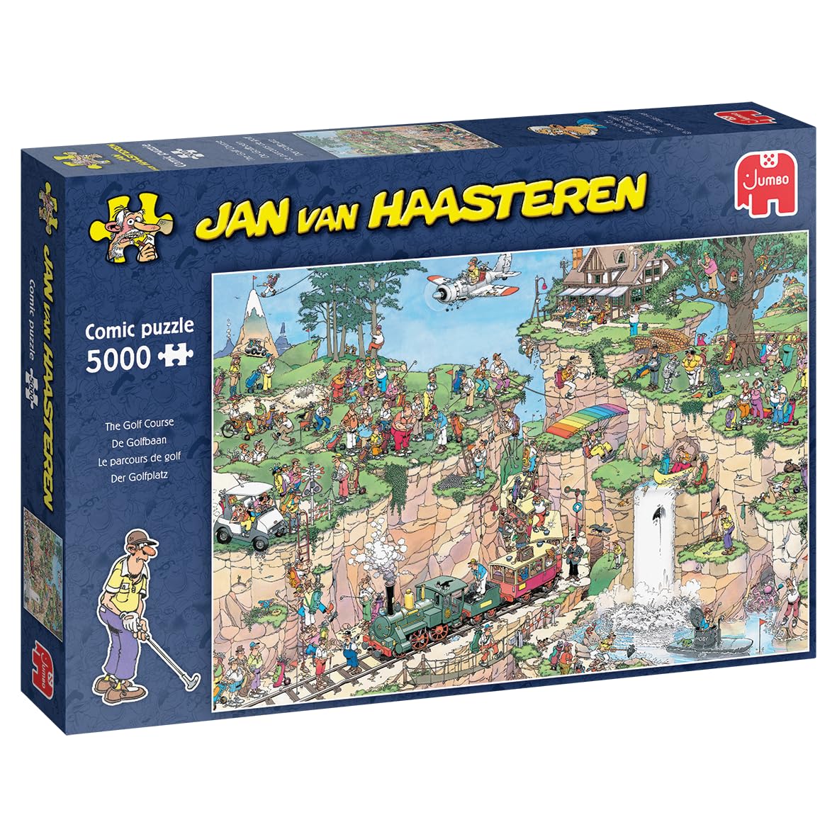 Jan van Haasteren - The Golf Course 5000 Piece Jigsaw Puzzle, Ages 12+
