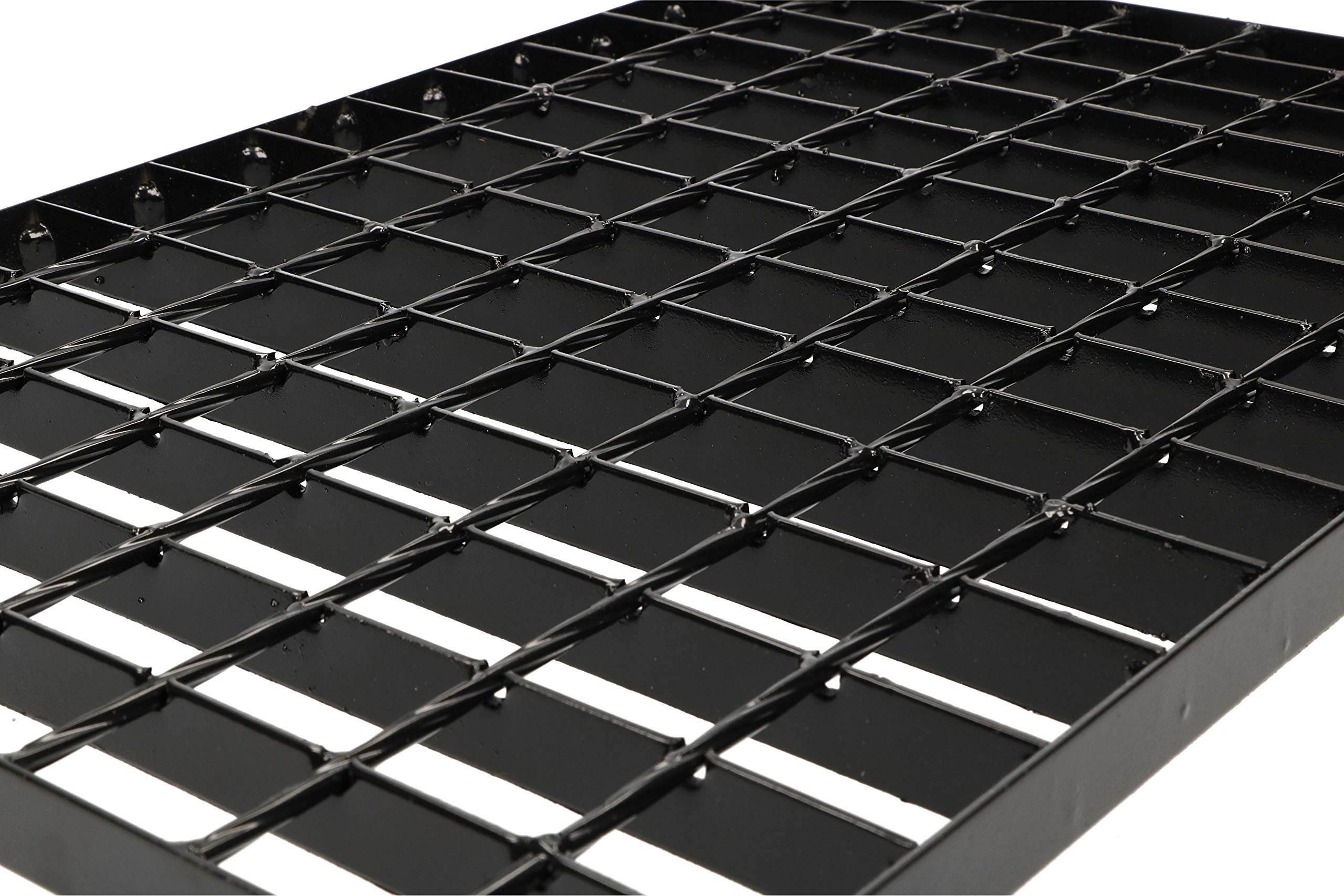 KOTARBAU® Gitterrost mit Zarge 35x50cm Stahlgittermatte Metallgitter Fußgittermatte Gittermatte zum Abstreifen von Schuhen