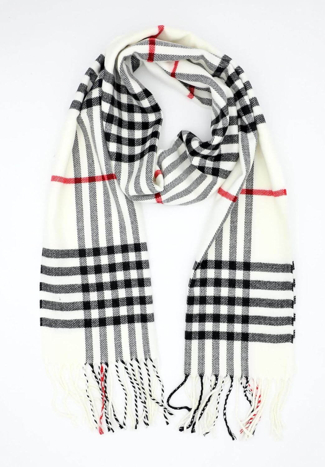 Achillea Scottish Tartan Plaid Scarf - Warm Cashmere Feel Winter Scarf, Scarves for Holiday, Christmas & Daily Wear - Image 2