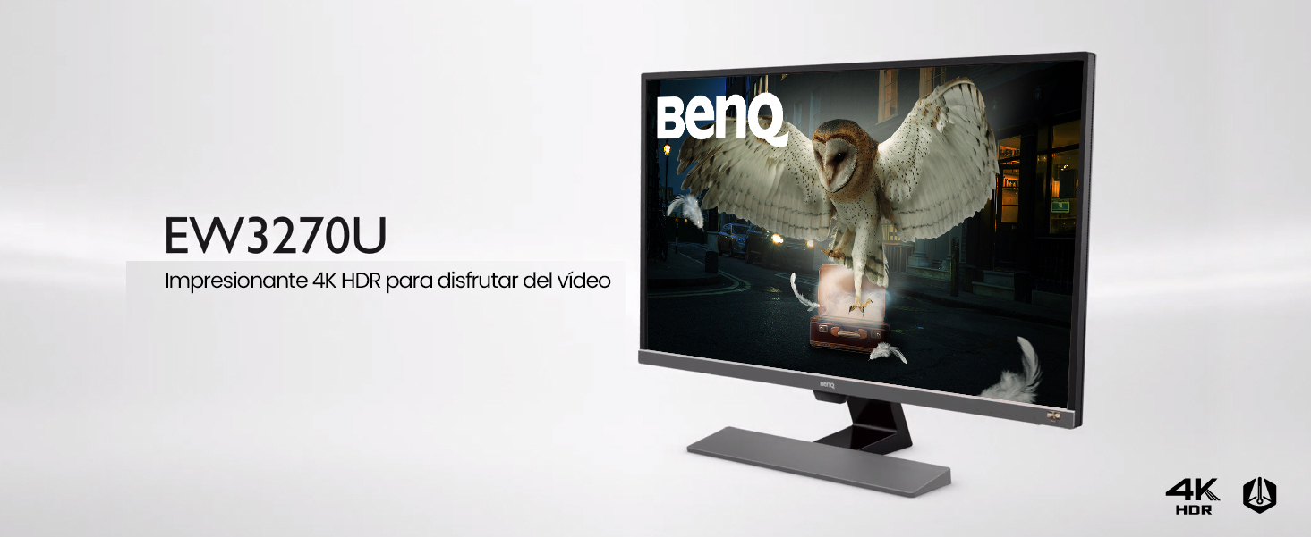 BenQ EW3270U Monitor 4K | 32 pulgadas HDR USB-C | Compatible para