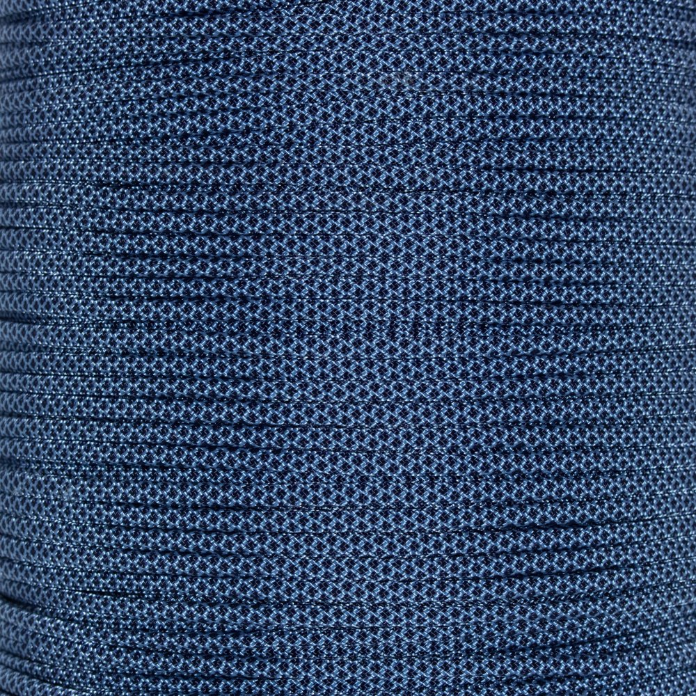 Paracord Planet 10 Foot Hanks of 550 Type III 7 Strand Paracord (Baby Blue w/Midnight Blue Stripes 10 Feet) — image 1