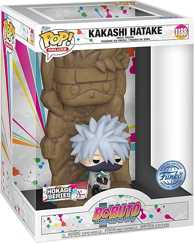 Funko Pop! Animación - Deluxe Boruto - Kakashi Hatake Hokage Series Edición Especial Multicolor Exclusivo #1188