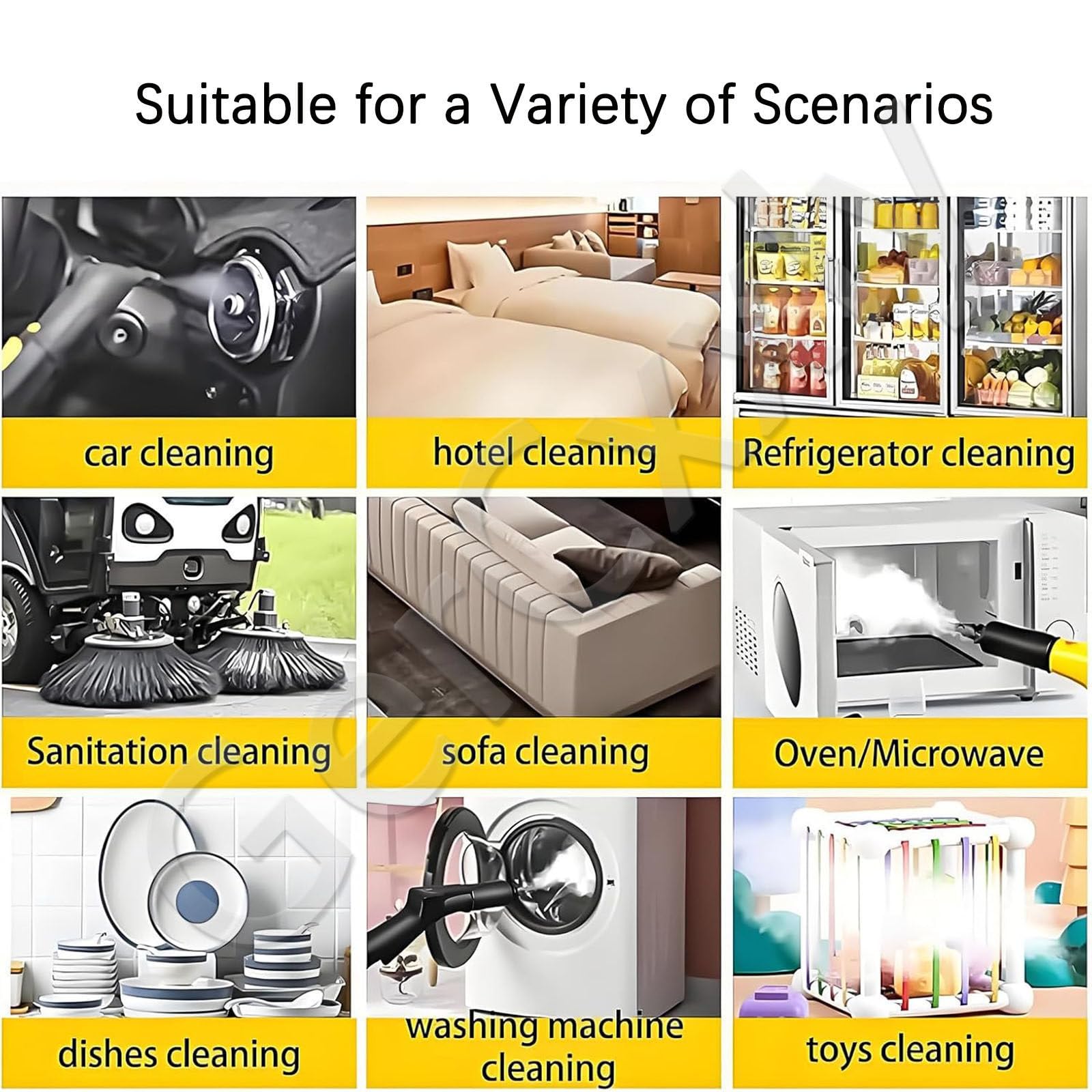 Limpiador a vapor multiusos de 3,5L,Hidrolimpiadora a vapor de alta presión y alta temperatura,Para limpieza de casas, coches, hoteles y aires acondicionados,Calentamiento en 40 segundos Blue