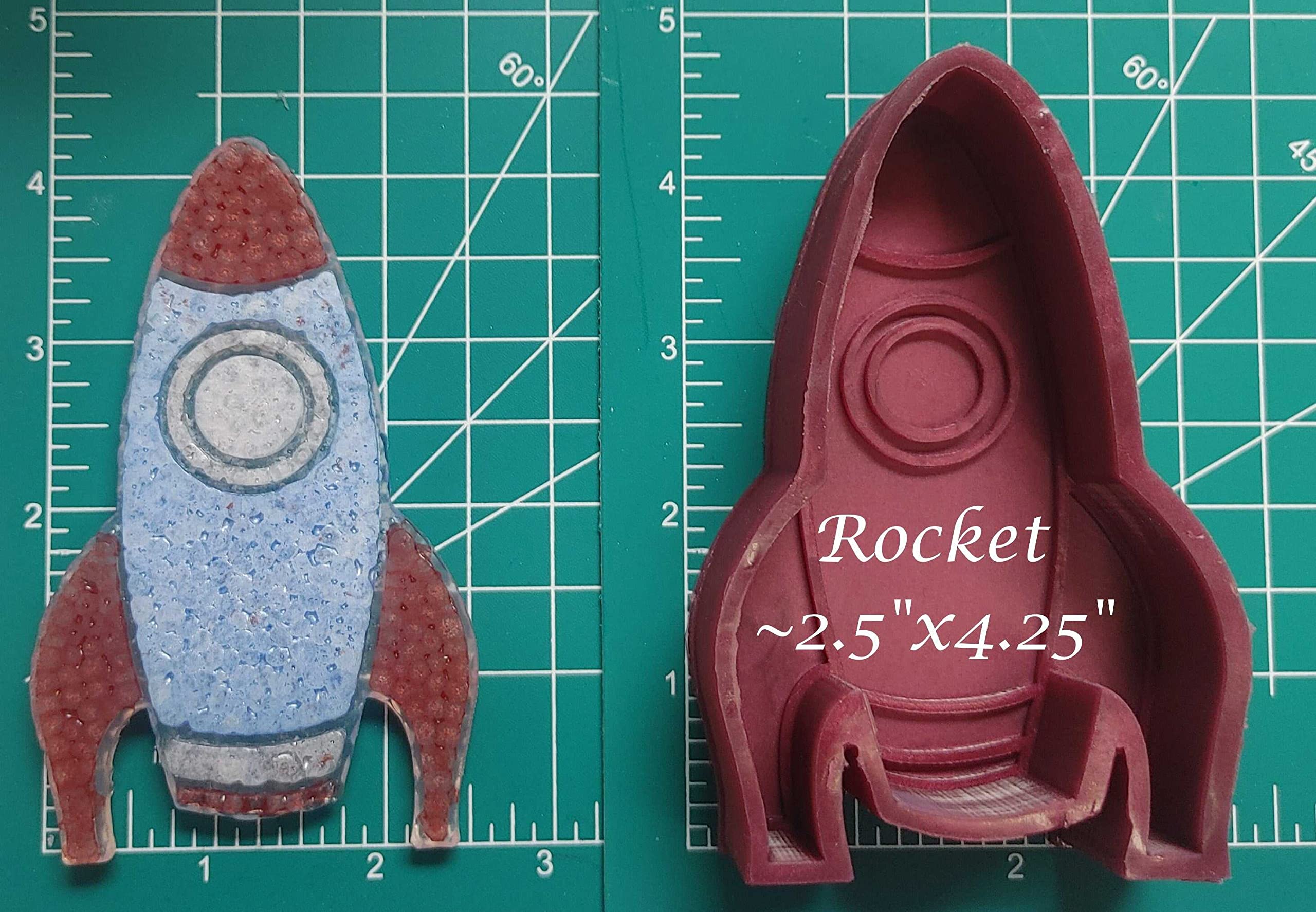Generic Rocket - Silicone freshie mold -