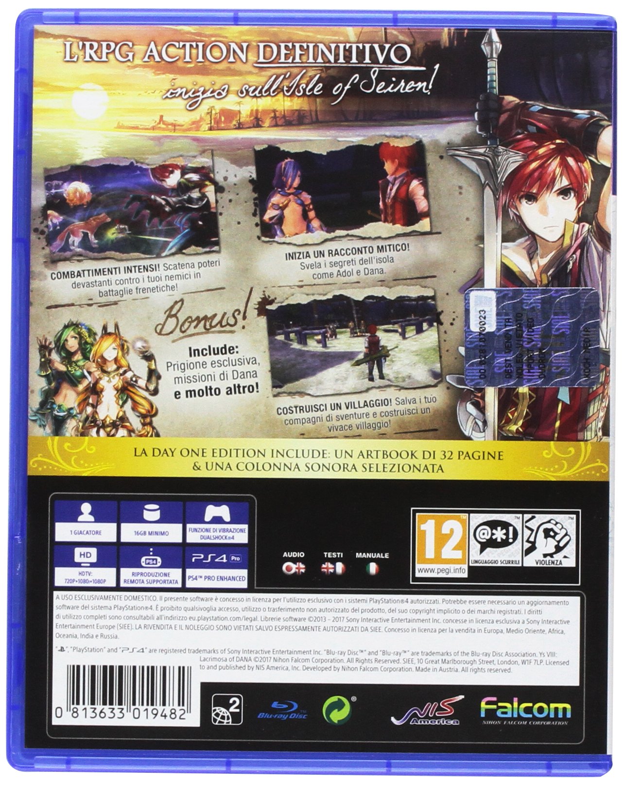 Ys VIII: Lacrimosa Of Dana - PlayStation 4