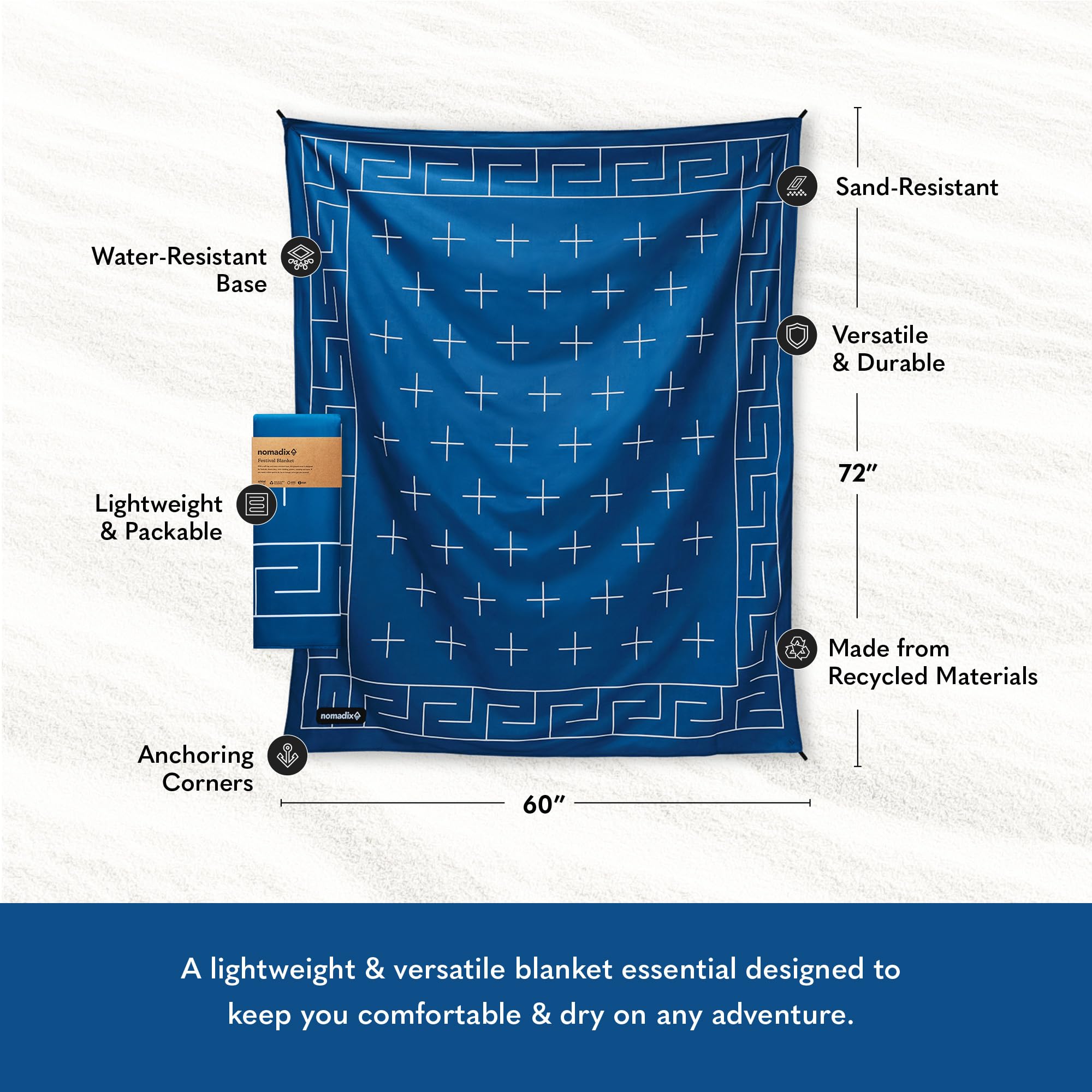Amazon.com: Nomadix Festival Blanket - Perfect for Picnics