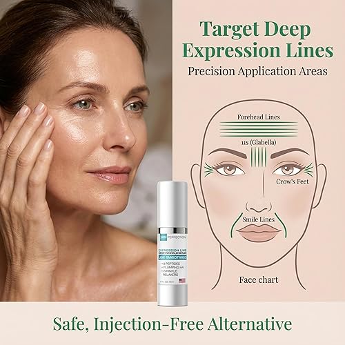 Miniatura 8 de Expression Line - Sérum antienvejecimiento antiarrugas profundas Syn-Ake Snap 8 Argireline Spin Trap Matrixyl Hialurónico Pies de gallo Frente