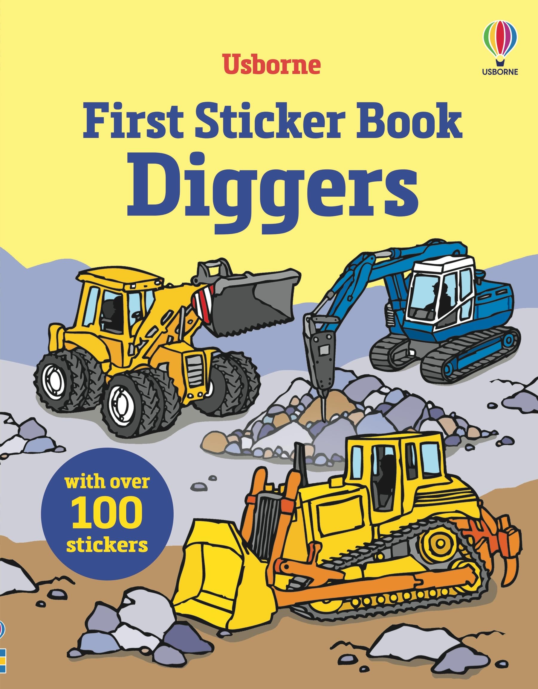 Diggers Sticker Book By Alice Pearcey,Dan (Illus) Crisp,Louie Stowell