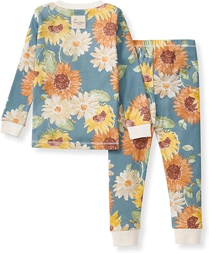 Miniatura 165 de Burt's Bees Baby Pijama para niña, 2 piezas, camiseta de manga larga y pantalones de algodón orgánico