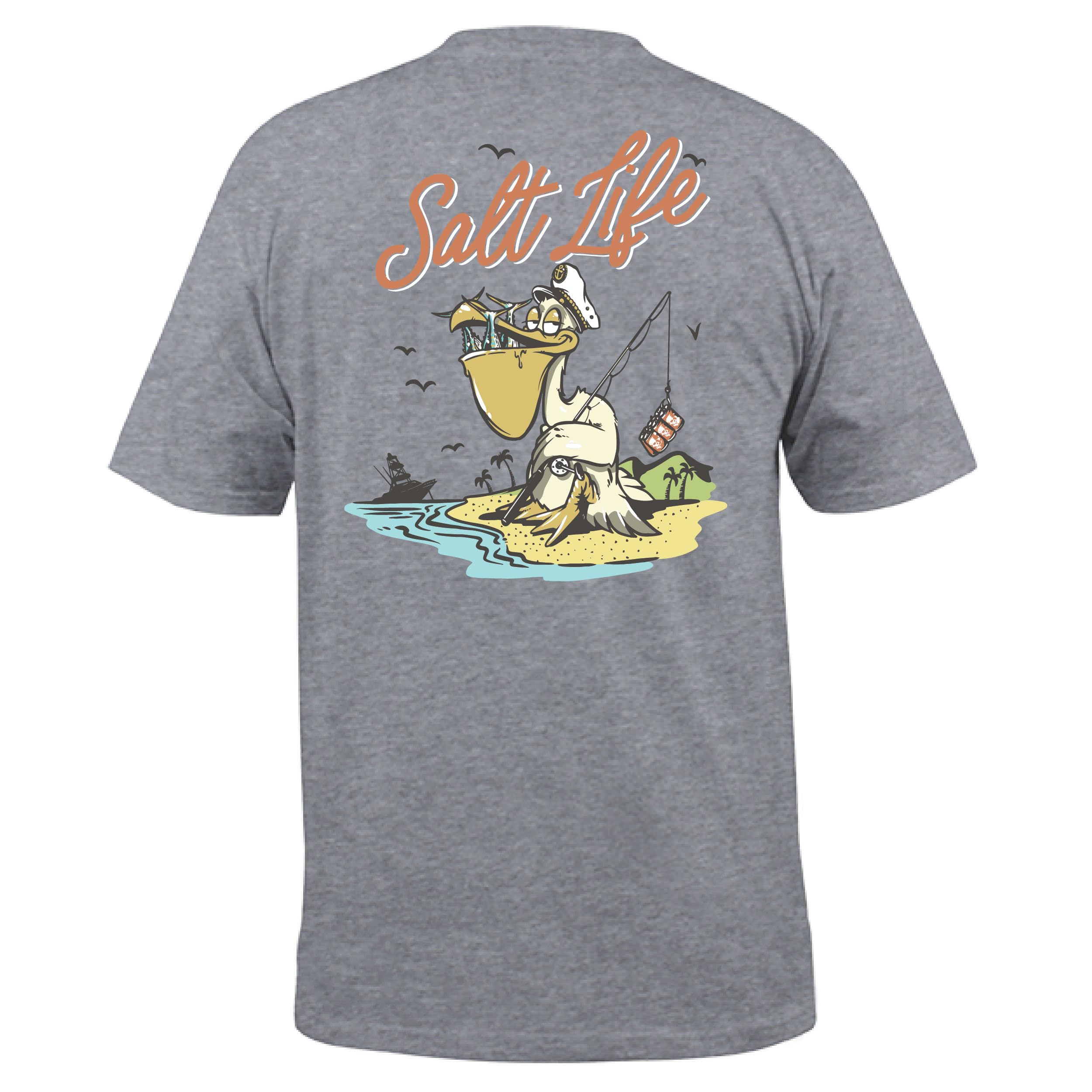 Salt Life Men's Gone Fishin' Short Sleeve Tee