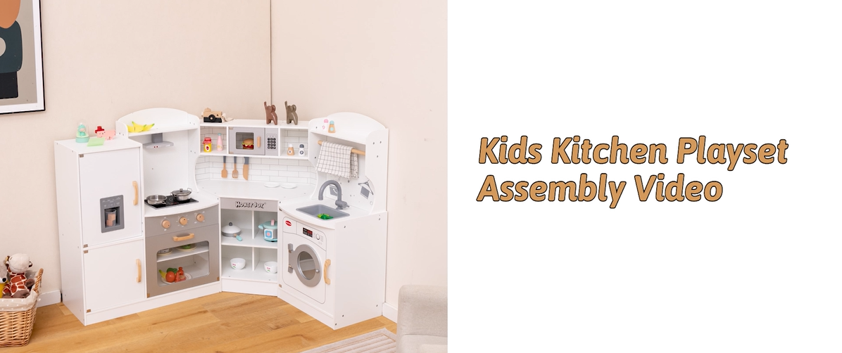 KAHRI キッチンセット Dramatic Play Kitchen Furniture for Preschool | Worthington Direct