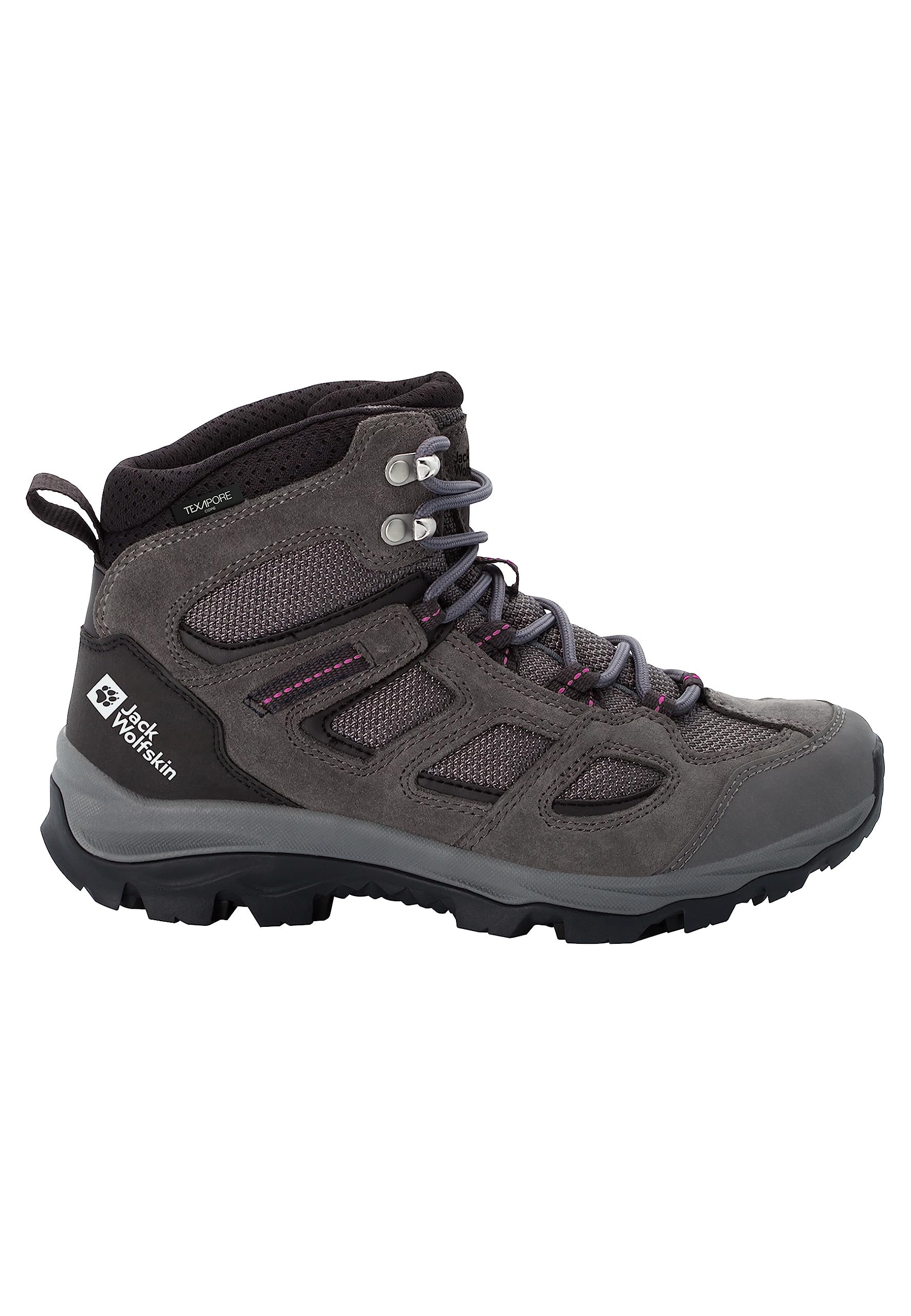 Jack Wolfskin Damen Vojo 3 Texapore Mid W, Tarmac Grey Pink, 37.5 EU