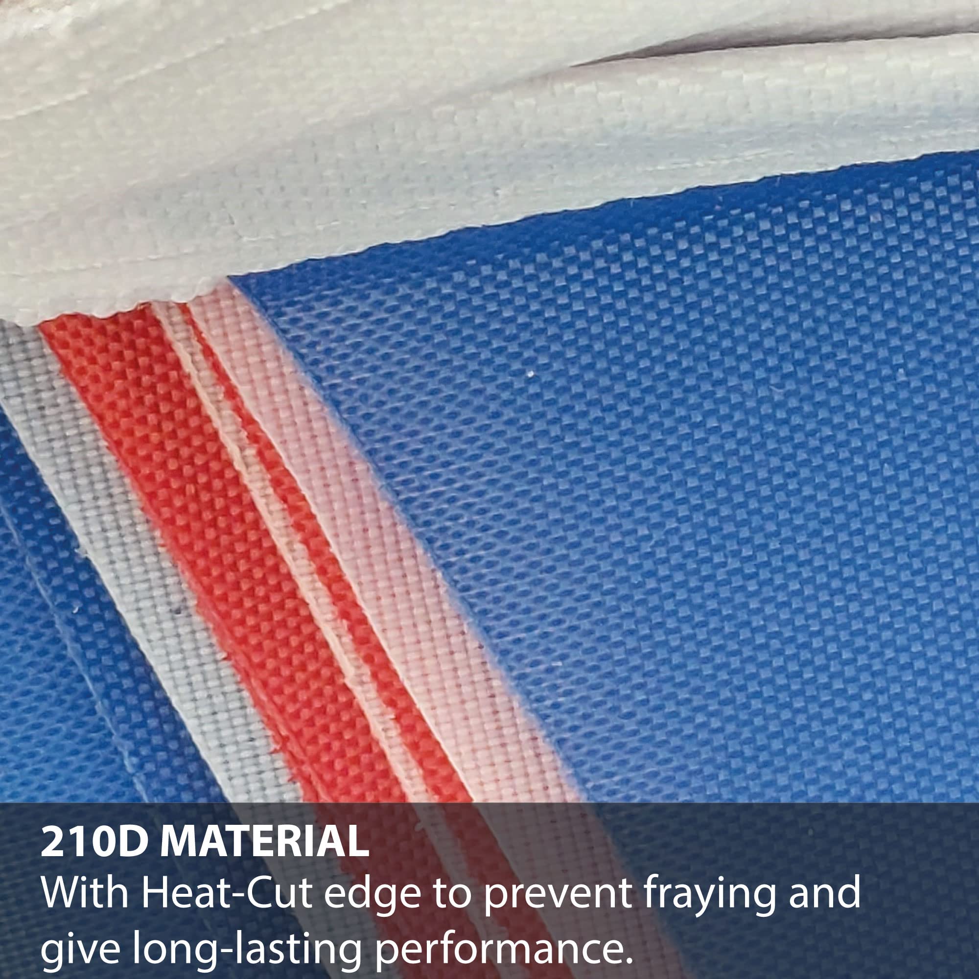 Red, White & Blue Triangle Bunting 10m/30ft Polyester Flag Garland Coronation Party - Image 4