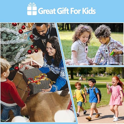 Miniatura 6 de Walkie Talkies de video para niños (azul y rosa)