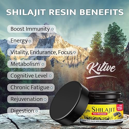 Miniatura 3 de Shilajit Resina orgánica pura del Himalaya Resina pura Shilajit para hombres y mujeres-Himalaya Shilajit Nivel de oro-600 mg Resina orgánica