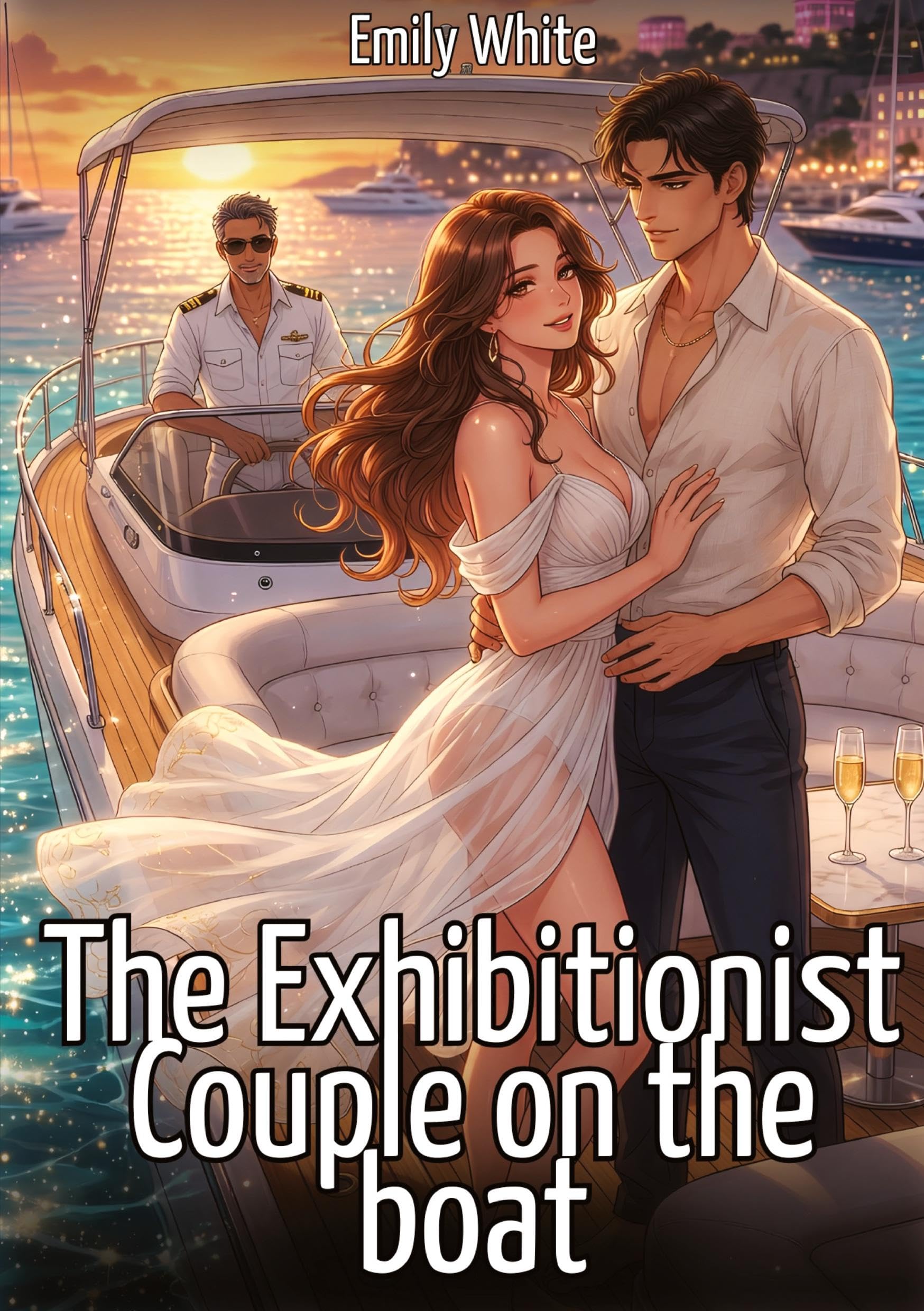 The Exhibitionist Couple on the boat: Explicit Erotic Short Stories with Hentai Illustrations
