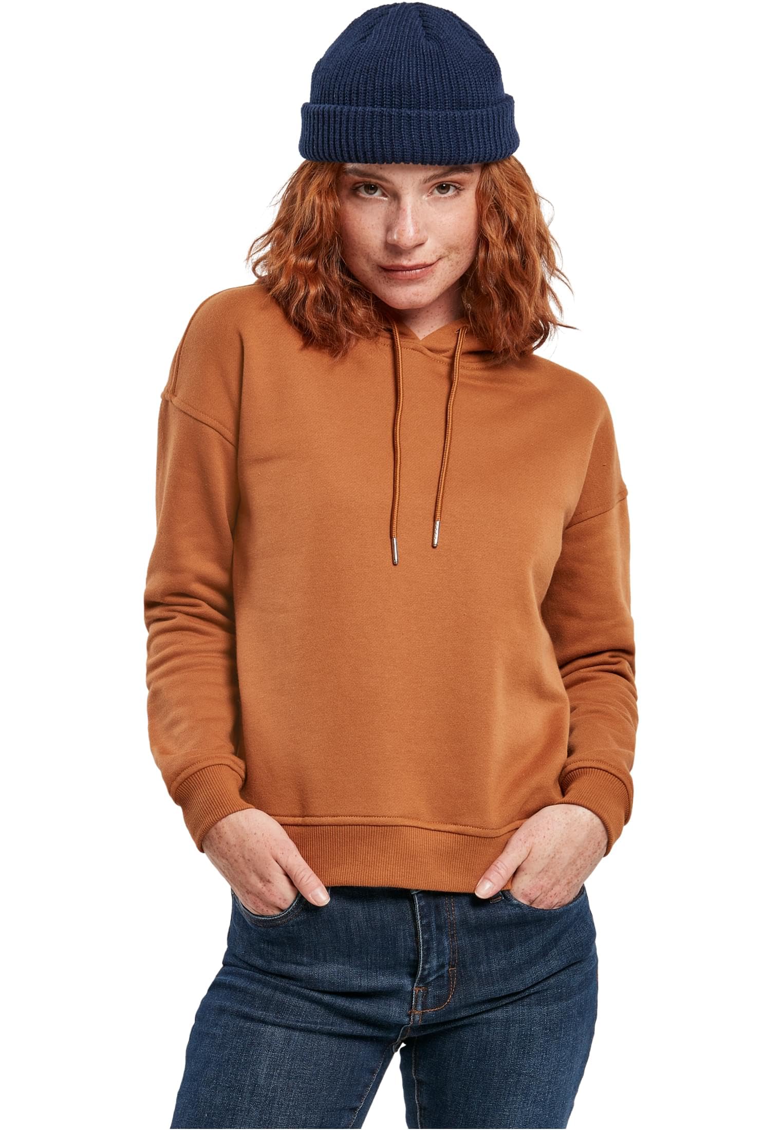 Urban Classics Ladies Hoody Frauen Kapuzenpullover grün Basics, Casual Wear, Streetwear