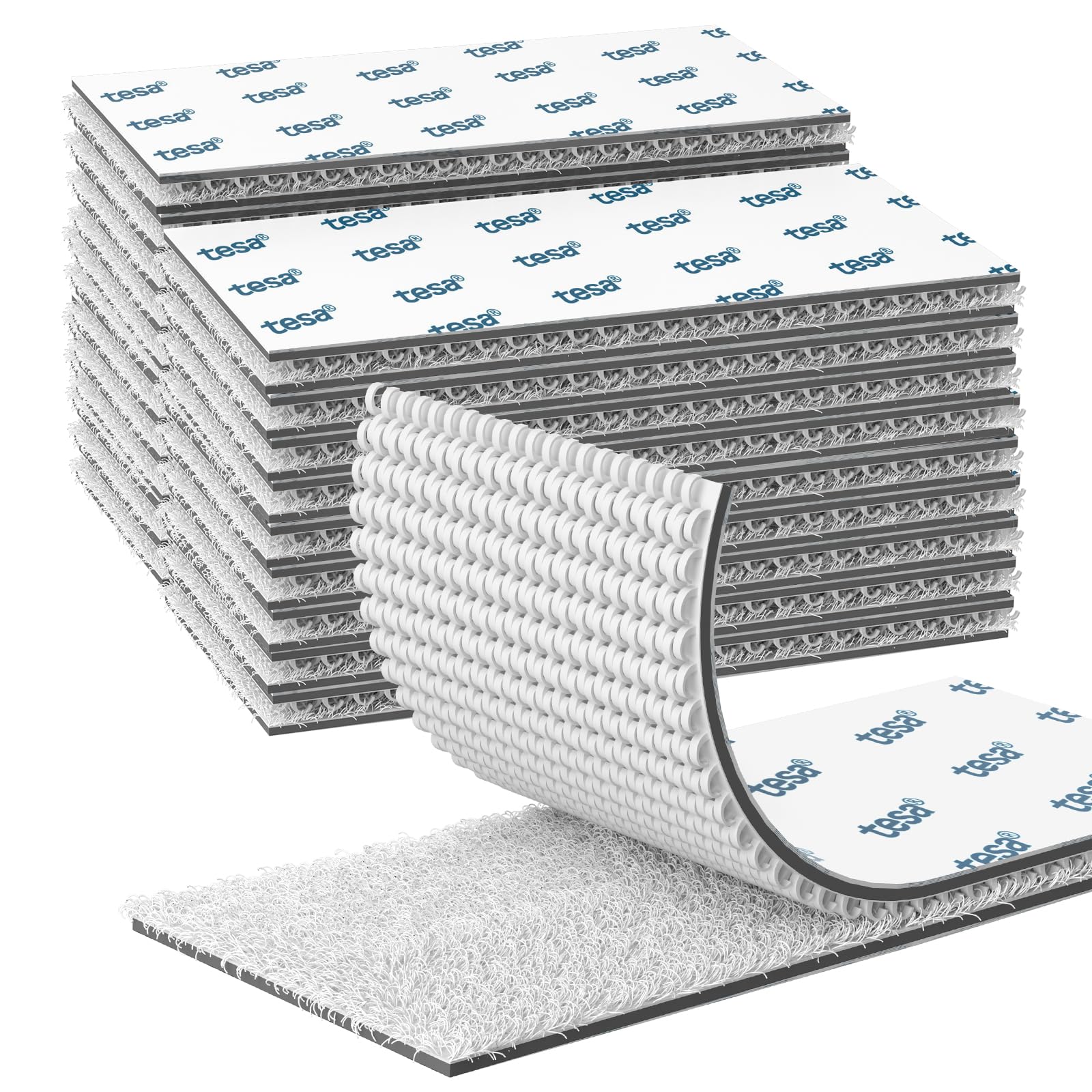 EMITEVER Klettband Selbstklebend Extra Stark- Klettverschluss Selbstklebend Heavy Duty-Doppelseitiges Vielseitig einsetzbar Tape für Innen & Außen DIY, Organisation