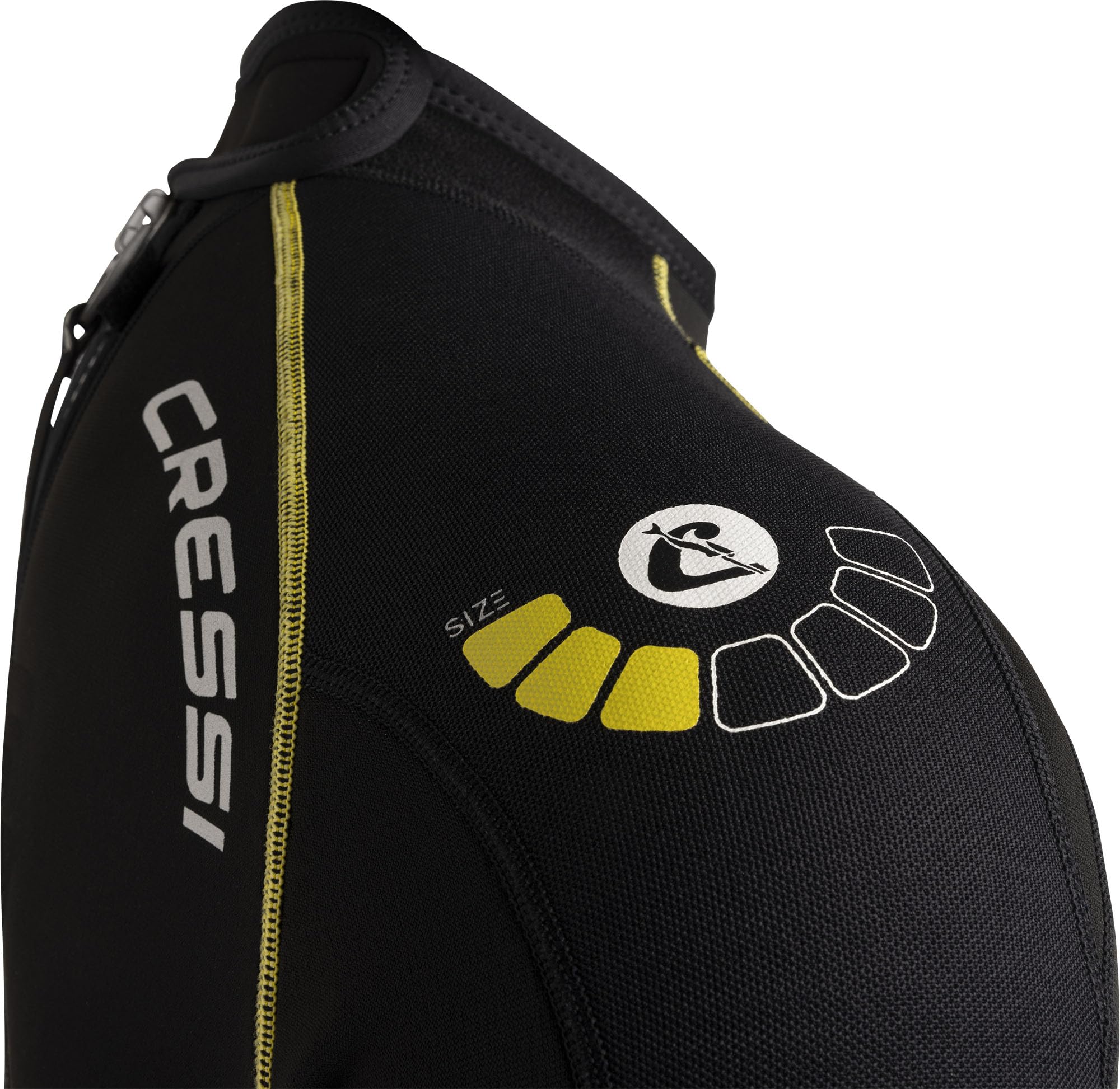 CRESSI Baula Shorty Wetsuit 2,5mm - Muta Shorty in Neoprene Bifoderato 2.5 mm High Stretch, Ideale per Immersioni e Snorkeling in Acque Temperate