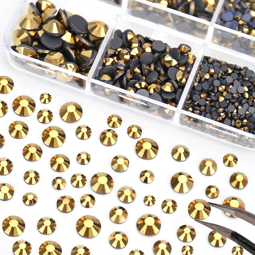 ホットストーン Amazon | Genround ホットフィックス ホット ラインストーン