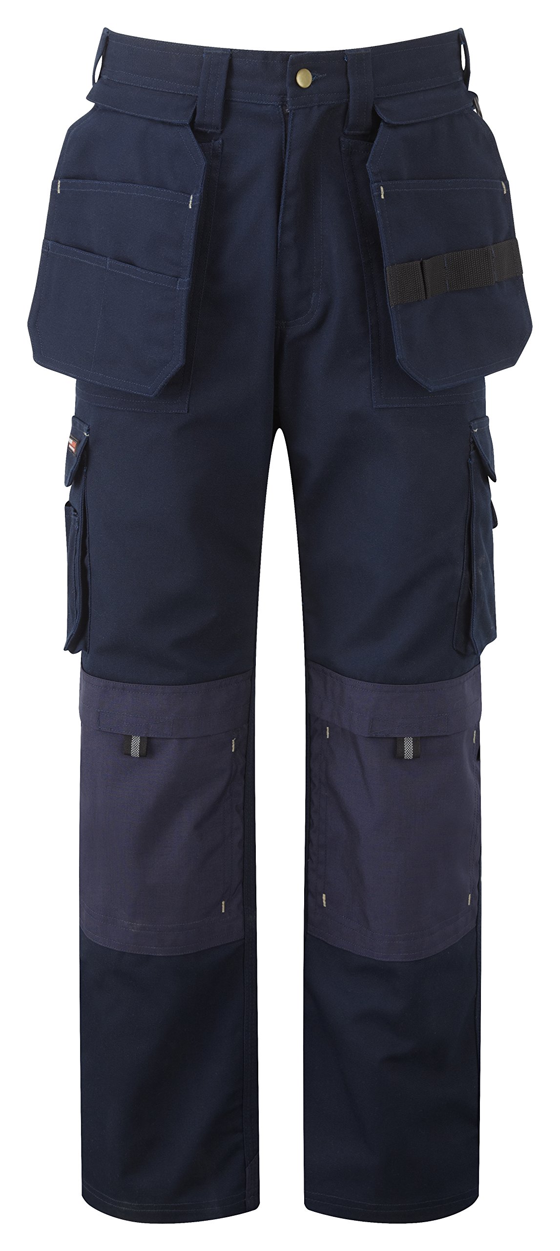TuffStuffTuffStuff - Extreme Work Trousers - 44” Waist - Navy - Cargo Trousers - Work Trousers For Men - Triple Stitched Seams - Detachable Holster Pocket - Features Knee Pad Pockets - Men's Work Trousers