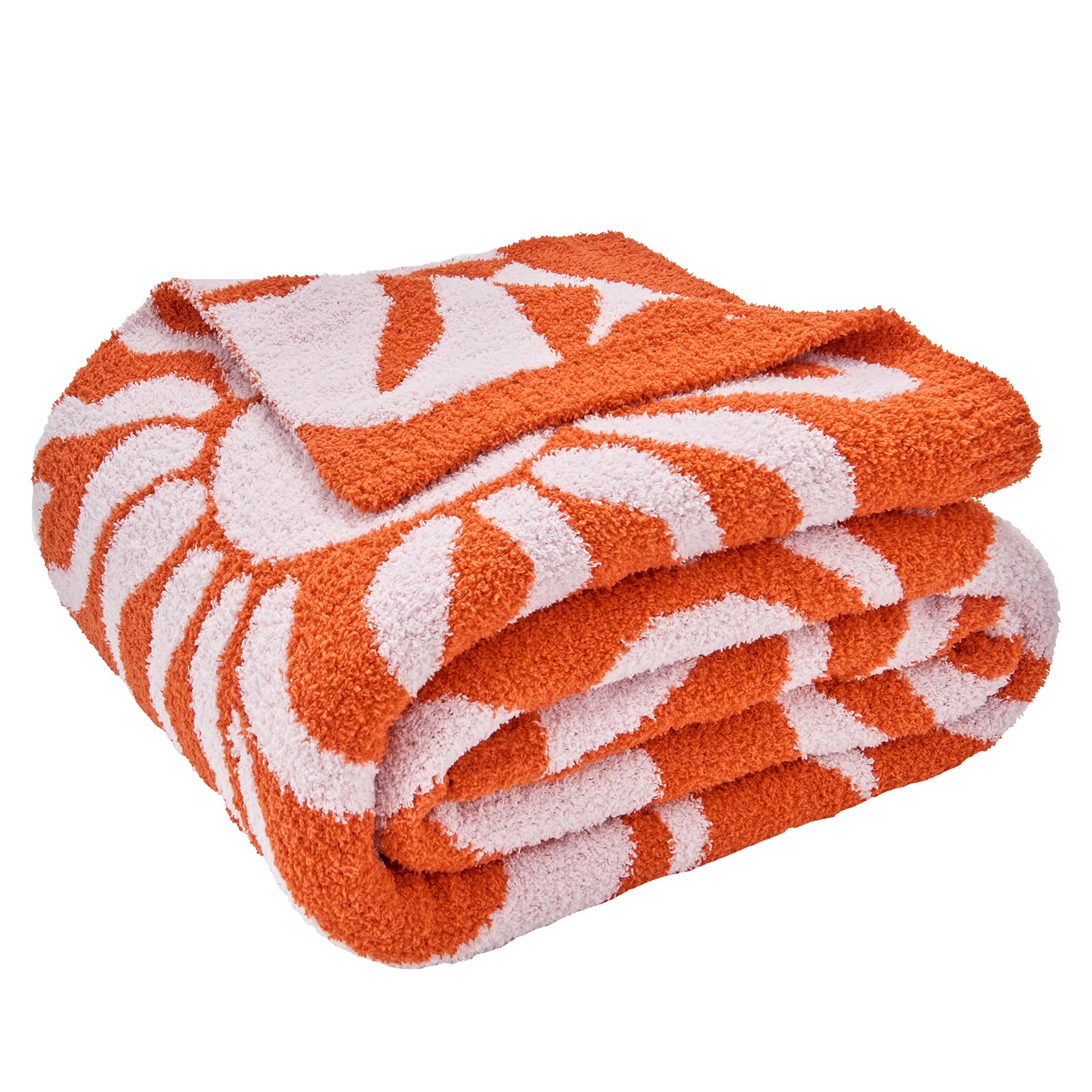 Nina Moore Cozy Breathable Throw Snug Blanket Reversible,All Seasons Luxury Fuzzy Home Decor,Soft and Warm for Bed,Sofa and Couch (50x70 Inches,My Sunshine)