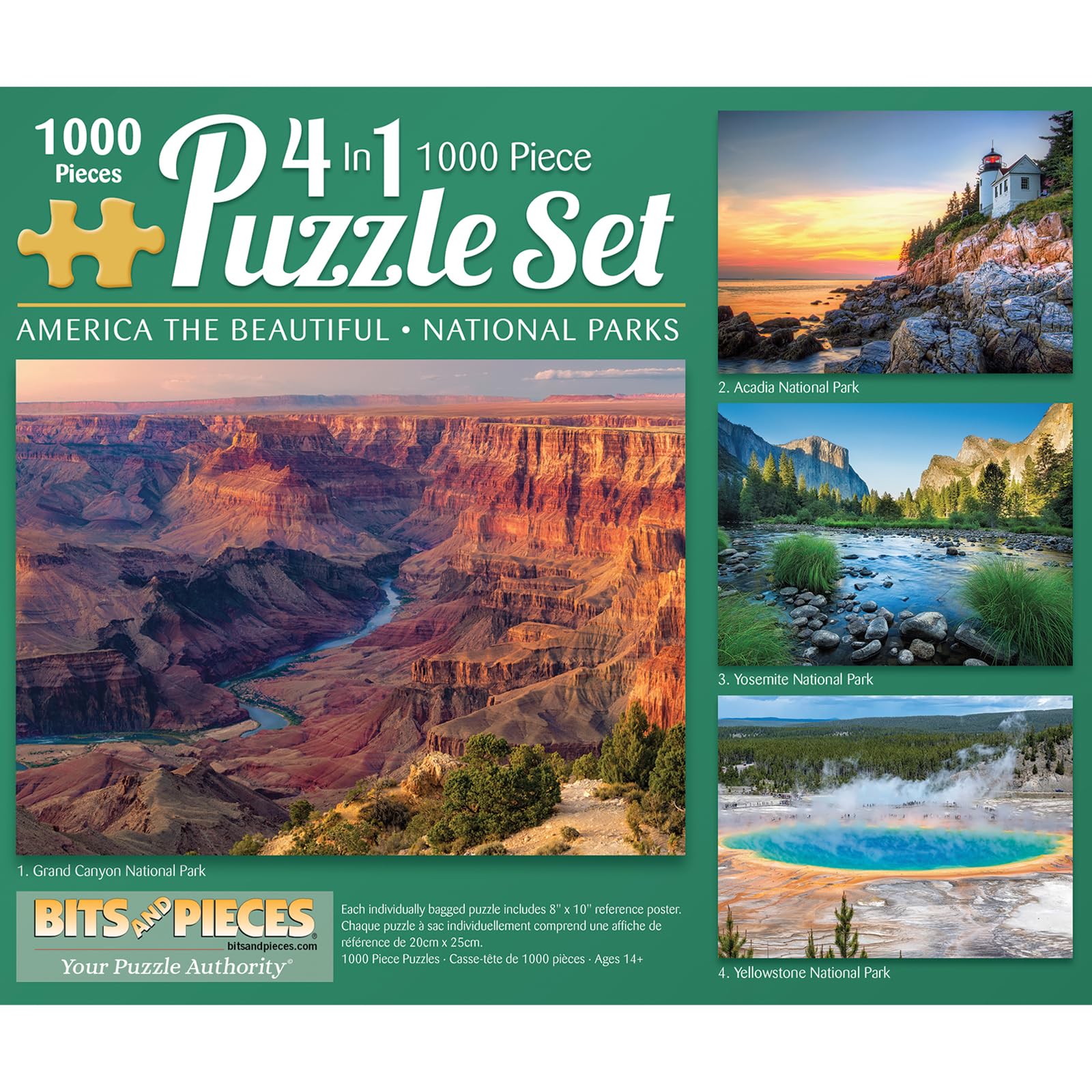 【新品未使用】Bits and Pieces 1000ピース パズル 2セット Amazon.com: Bits and Pieces: 1000 Piece Puzzles