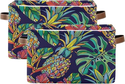 Miniatura 49 de AUUXVA Cesta de almacenamiento de camuflaje militar, caja de almacenamiento de lona duradera plegable para juguetes, cesta organizadora con asas