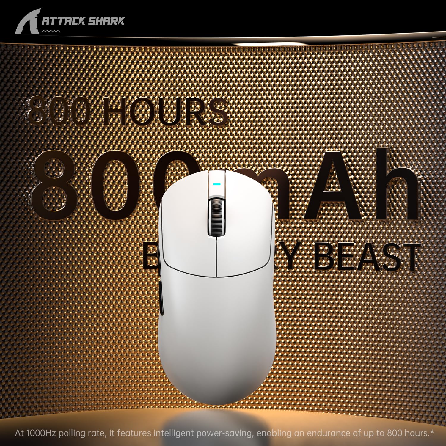 ATTACK SHARK X8 Ultimate Mouse for Large Hand, 65 g Superlight